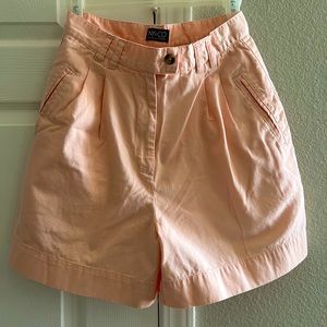 NY&CO peach shorts, high waisted 28in
